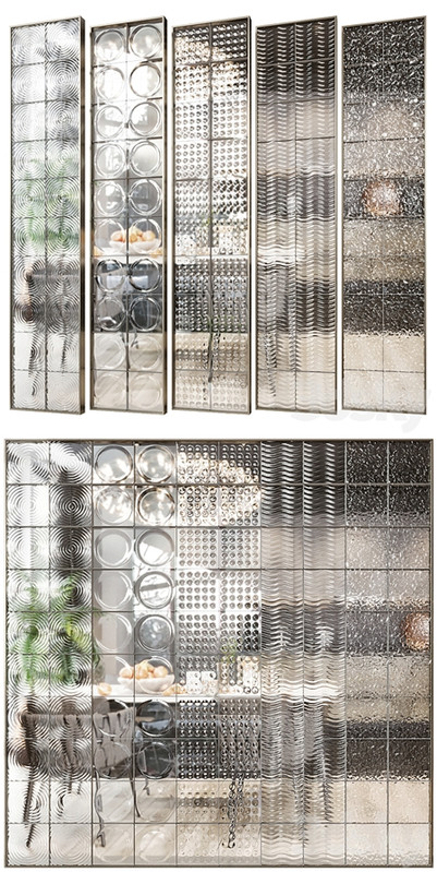 Glass block partition 5